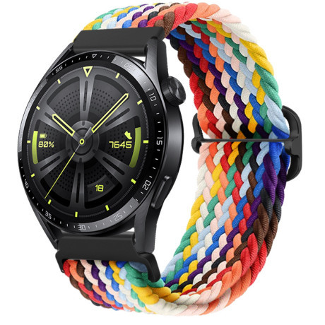 BStrap Elastic Nylon remienok na Samsung Gear S3, rainbow