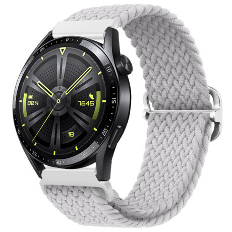BStrap Elastic Nylon remienok na Samsung Gear S3, pearl white