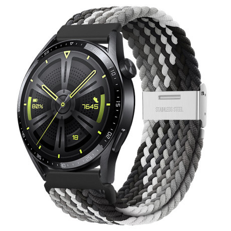 BStrap Elastic Nylon 2 remienok na Huawei Watch GT3 42mm, black qiao