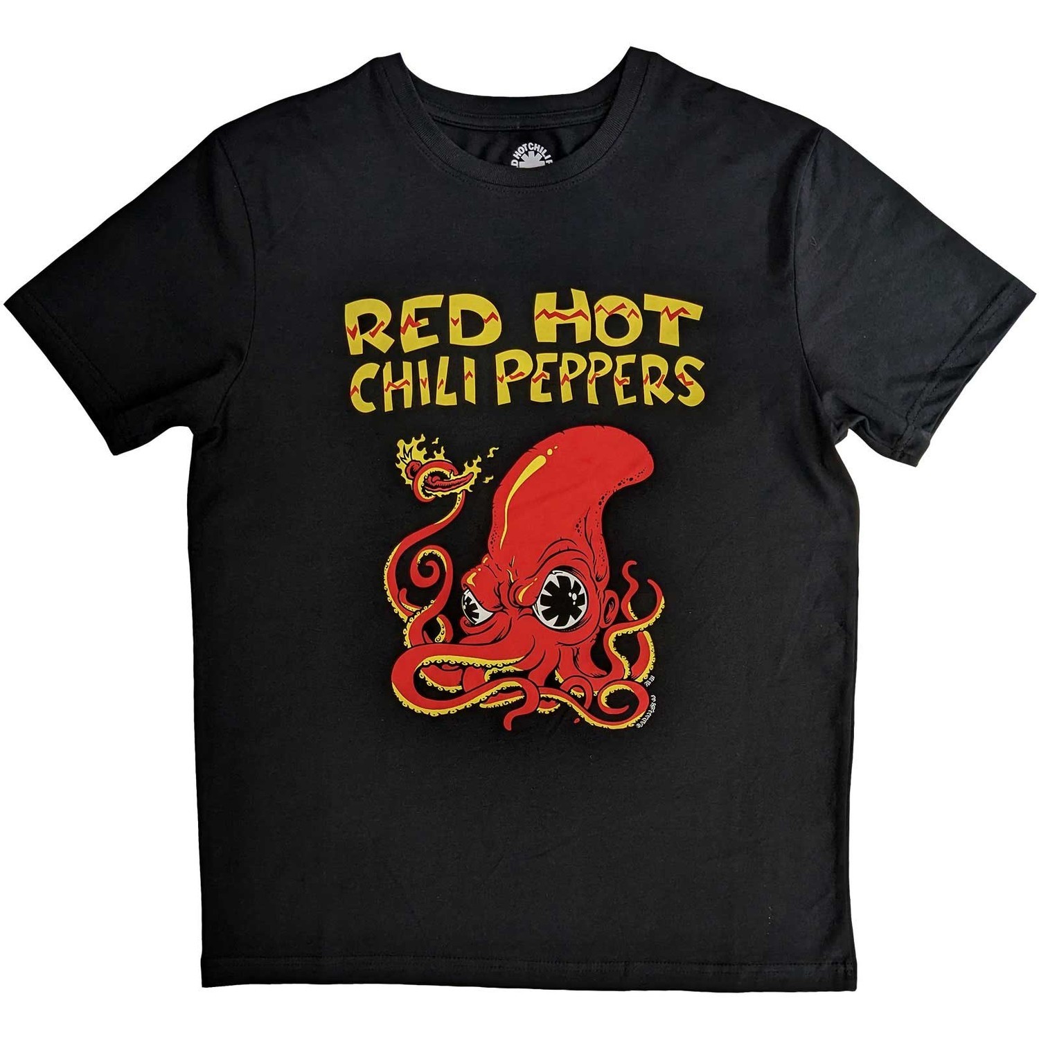 Red hot chili peppers tričko Octopus Čierna S