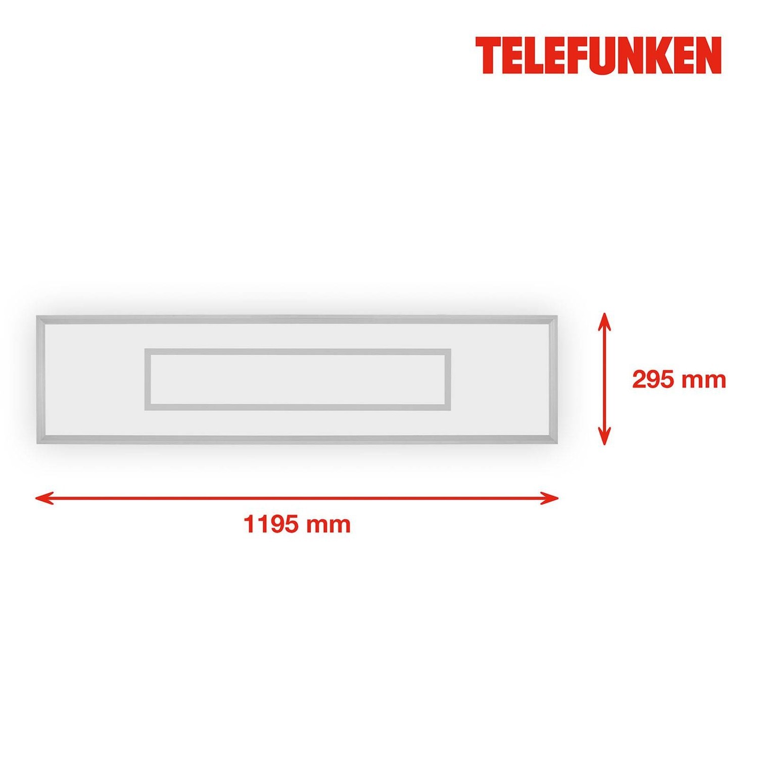 LED panel Magic Cento strieborná CCT RGB 120x30 cm