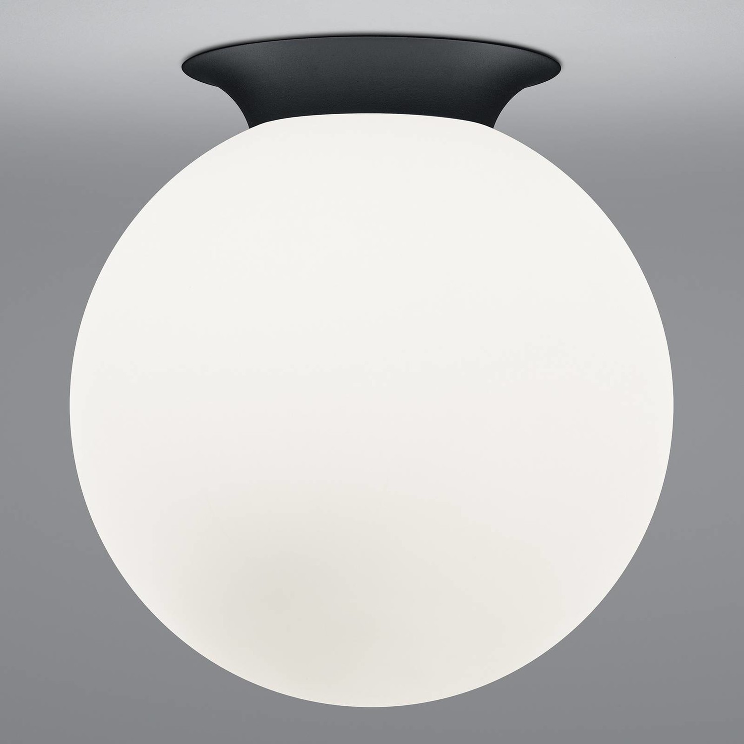 Stropné svietidlo Blob, guľové opálové, Ø 30 cm