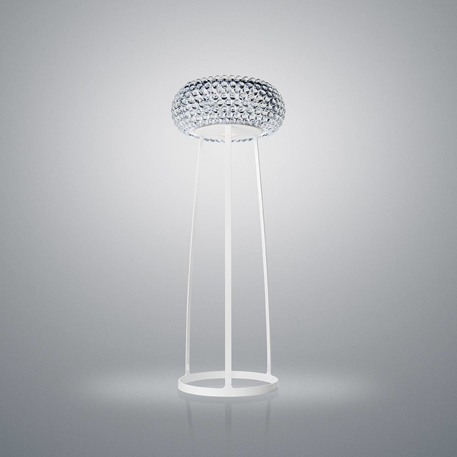 Foscarini Caboche Plus lampa 178 cm priehľadná