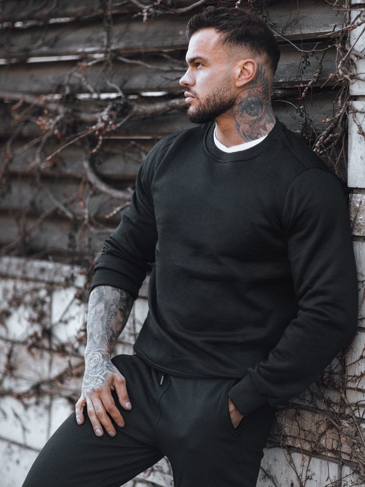 Black men's tracksuit Dstreet