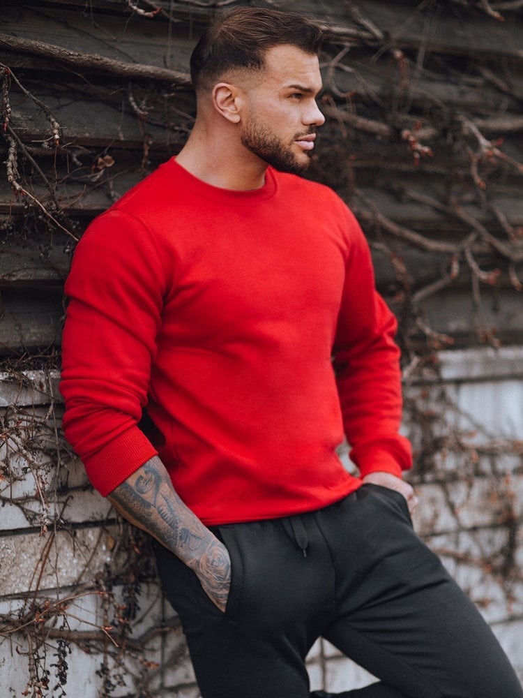 Red and black men's tracksuit Dstreet