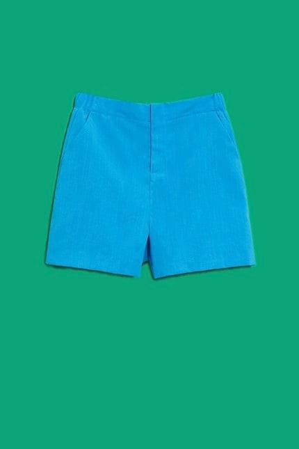 WOMEN'S SHORTS L-SH-4021 FRESH BLUE