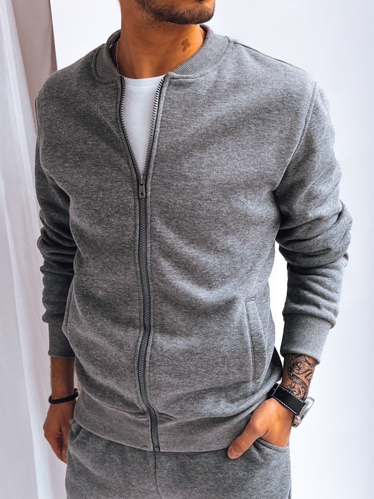 Men's dark gray insulated tracksuit Dstreet