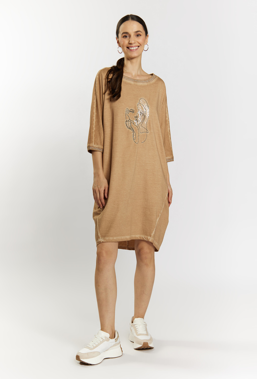 MONNARI Woman's Dresses Dress With Washing Effect
