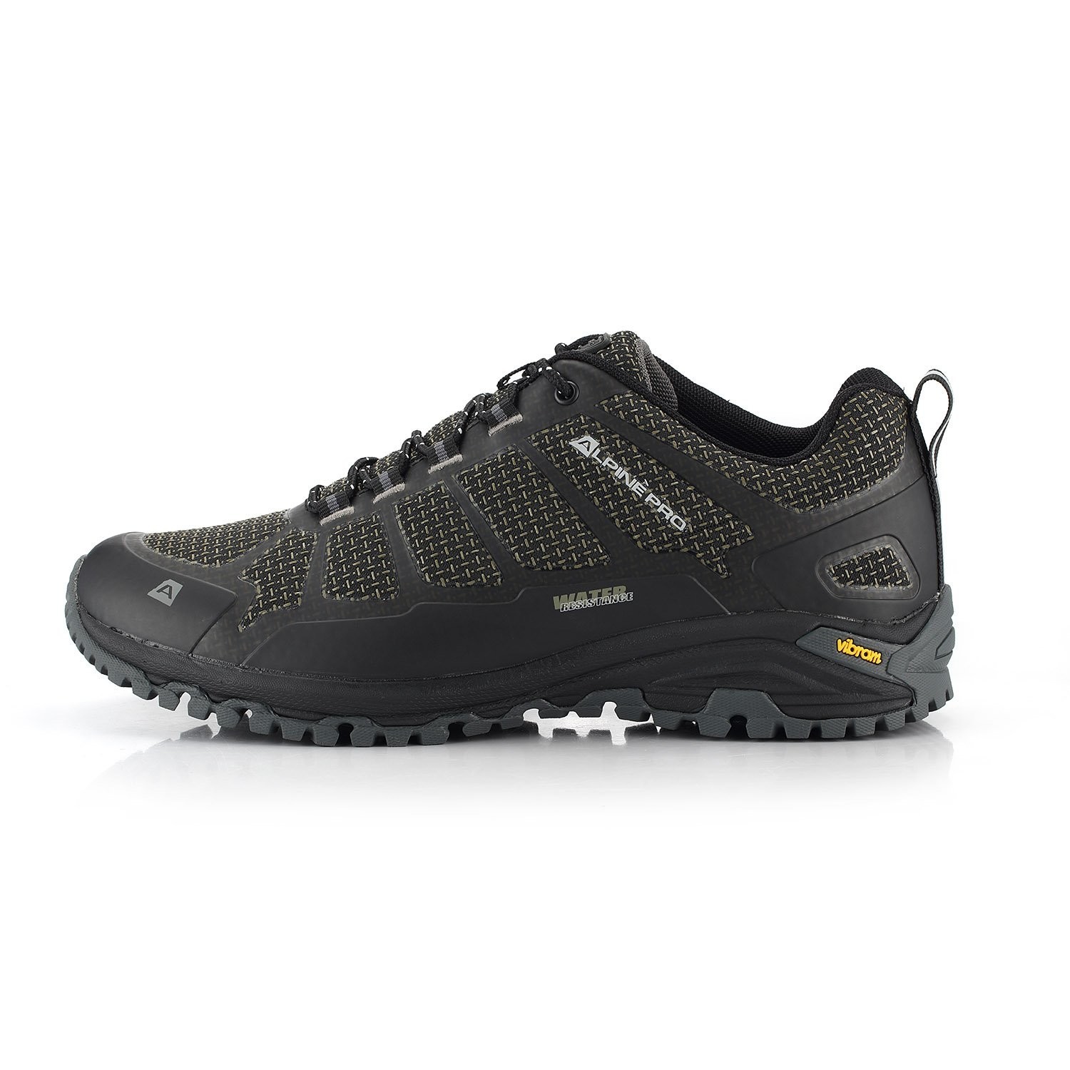 Outdoor shoes with antibacterial insole ALPINE PRO MUSSWE black