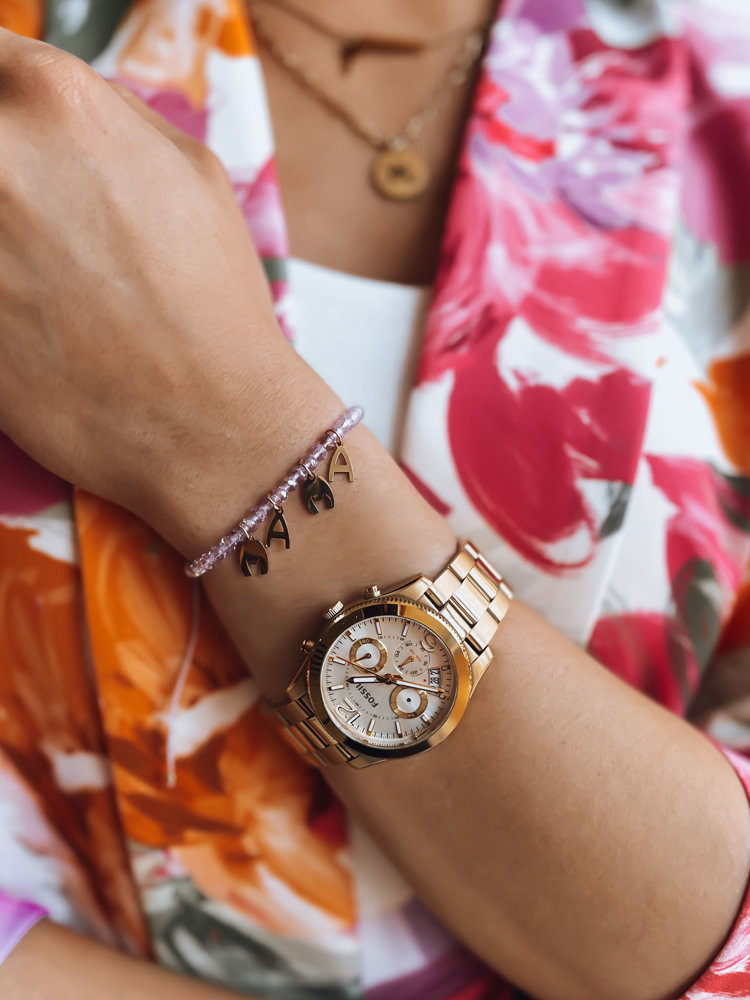 MAMA'S LOVE purple Dstreet bracelet