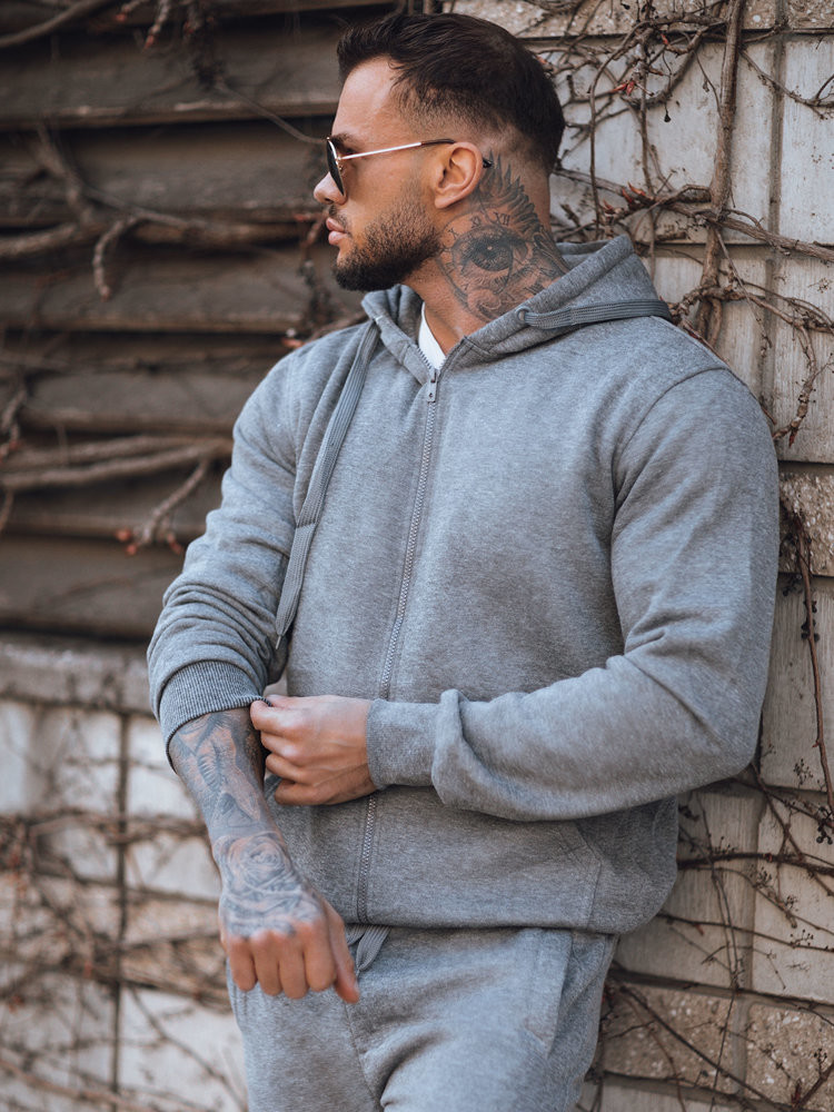 Dark grey men's tracksuit Dstreet