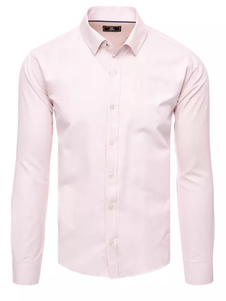 Elegant light pink men's shirt Dstreet