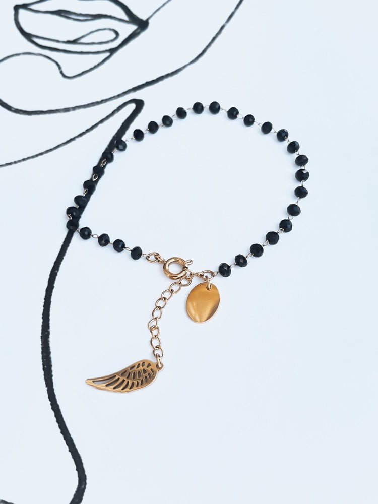 Bracelet FREE TIME black Dstreet