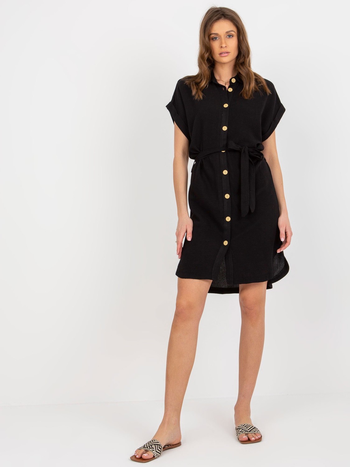 Black linen shirts from RUE PARIS