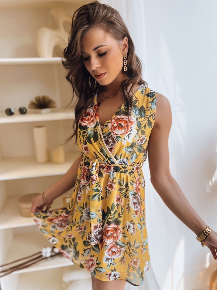 Dress ANNA yellow Dstreet