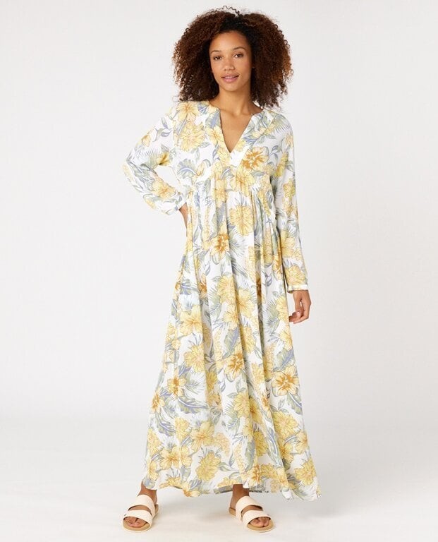dress Rip Curl ALWAYS SUMMER KAFTAN White