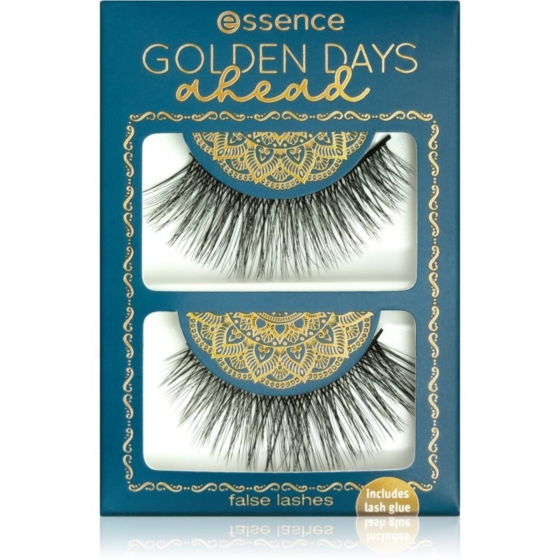 Essence GOLDEN DAYS ahead umelé mihalnice s lepidlom 2 ks