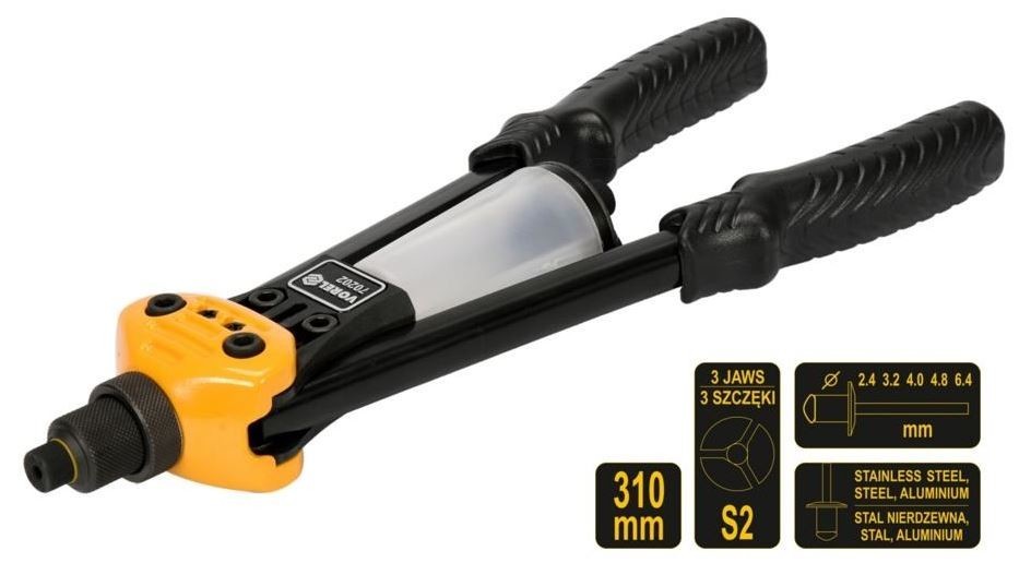 ProfiGaráž Nitovacie kliešte s nádobkou 310mm 70202