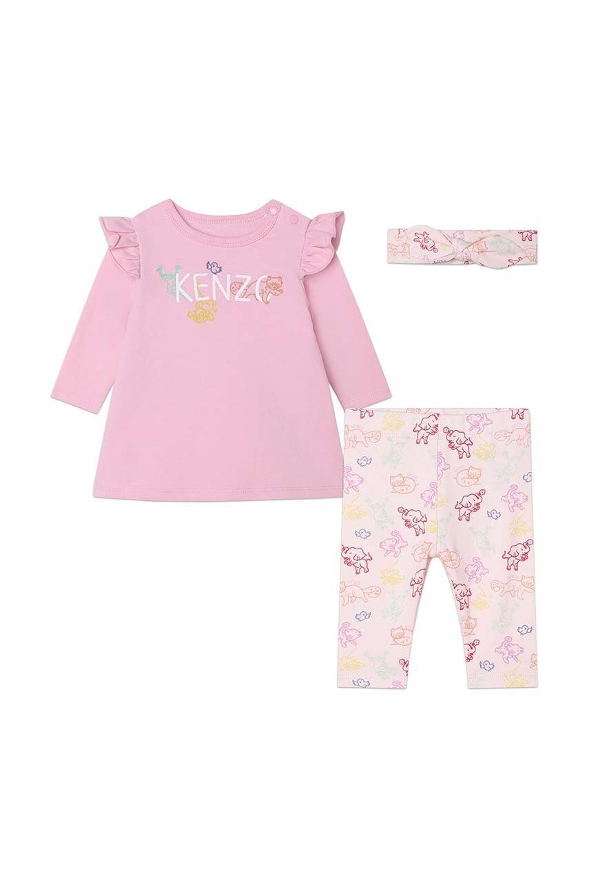 Sada pre bábätká Kenzo Kids ružová farba