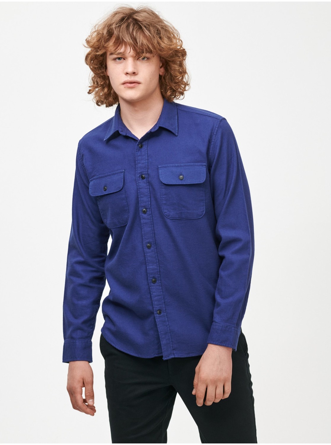 Modrá pánska košeľa GAP