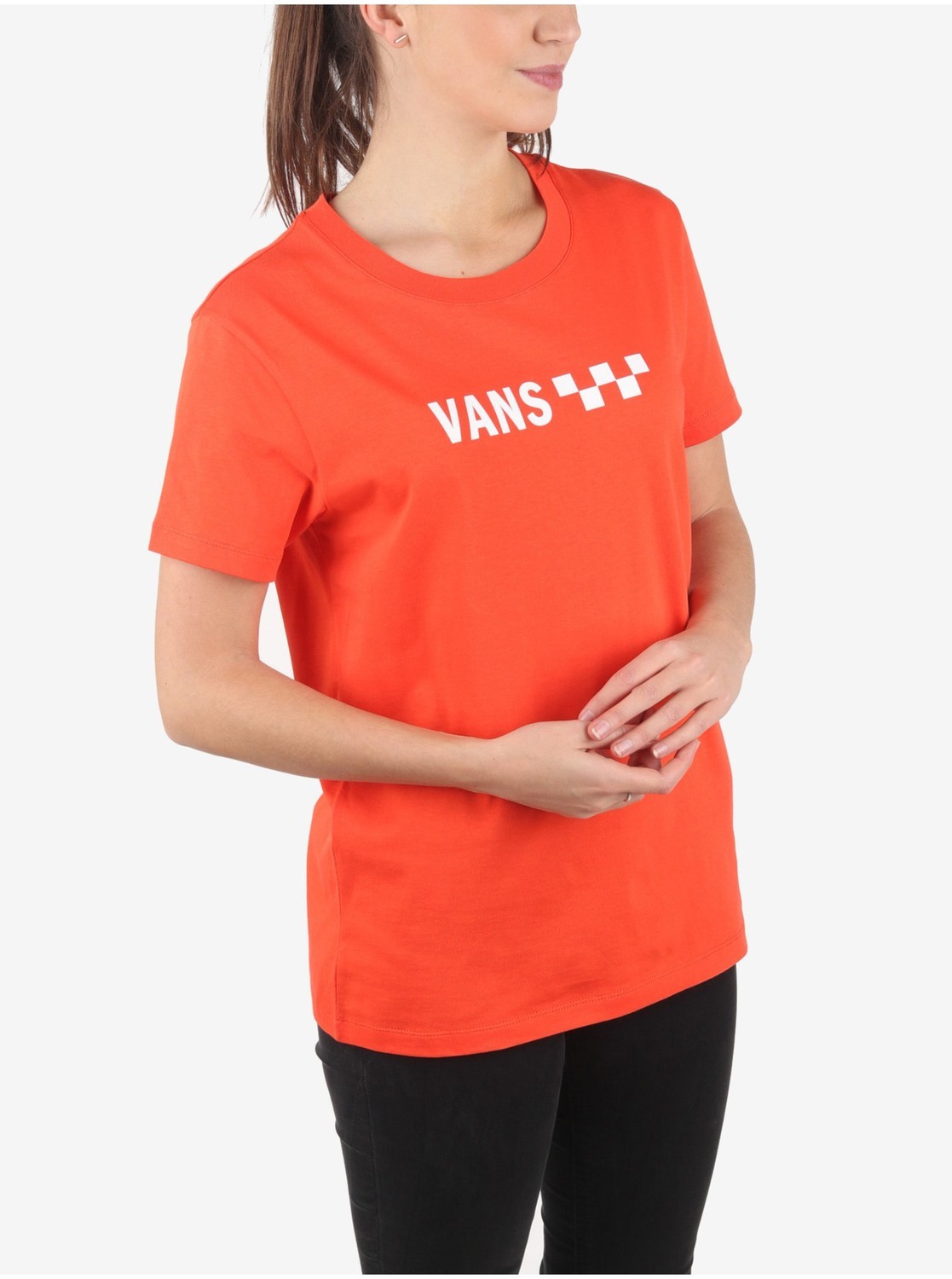 Tričká s krátkym rukávom pre ženy VANS - oranžová