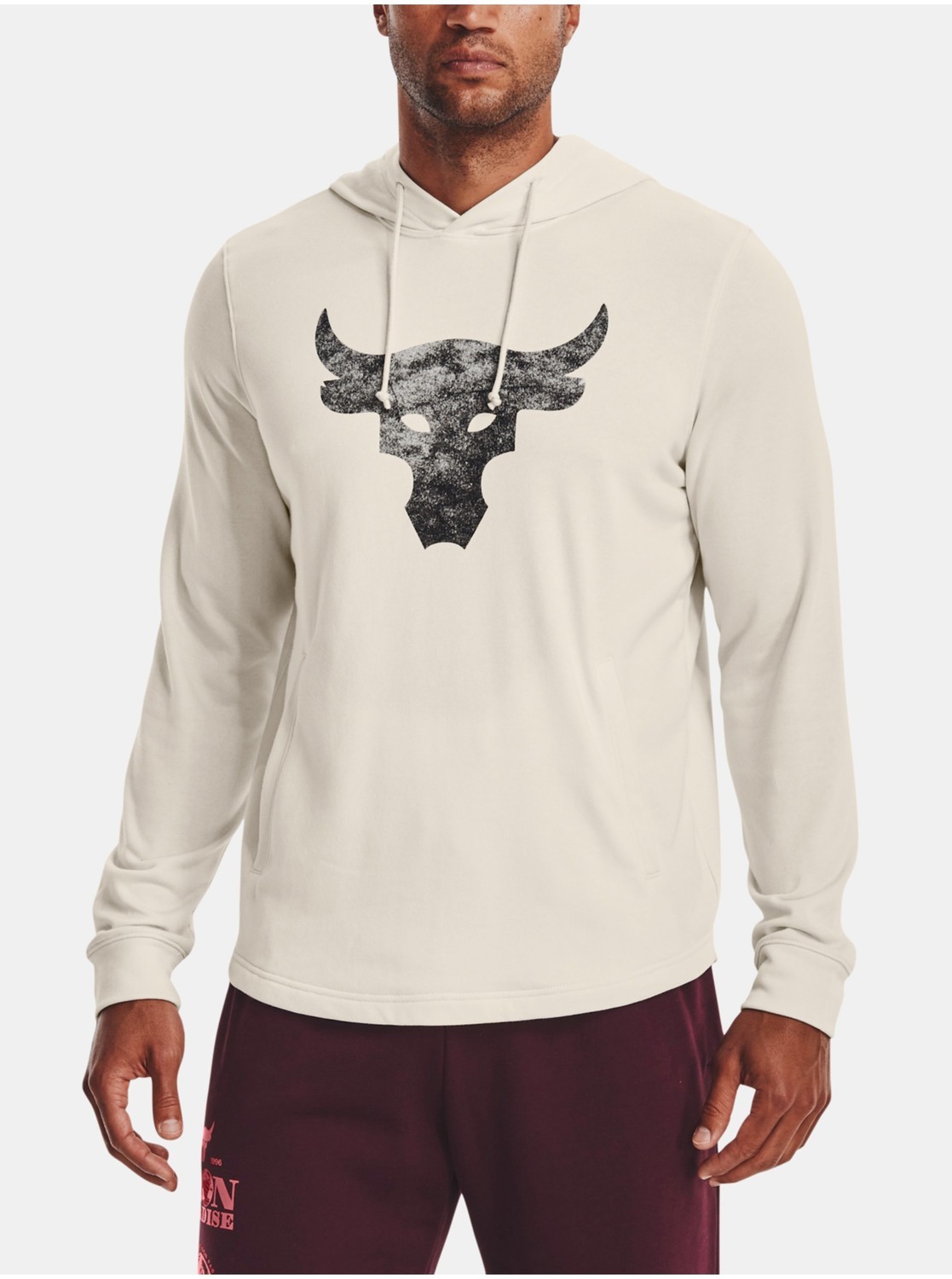 Bundy a mikiny pre mužov Under Armour - biela