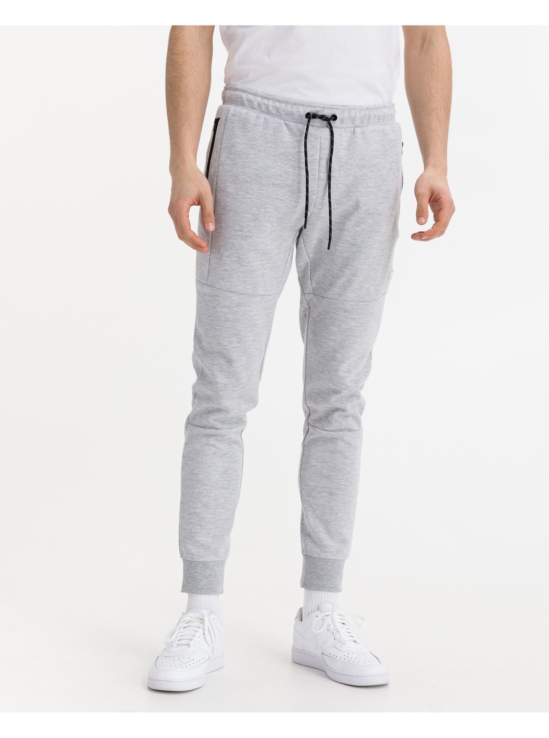 Tepláky pre mužov Jack & Jones - sivá
