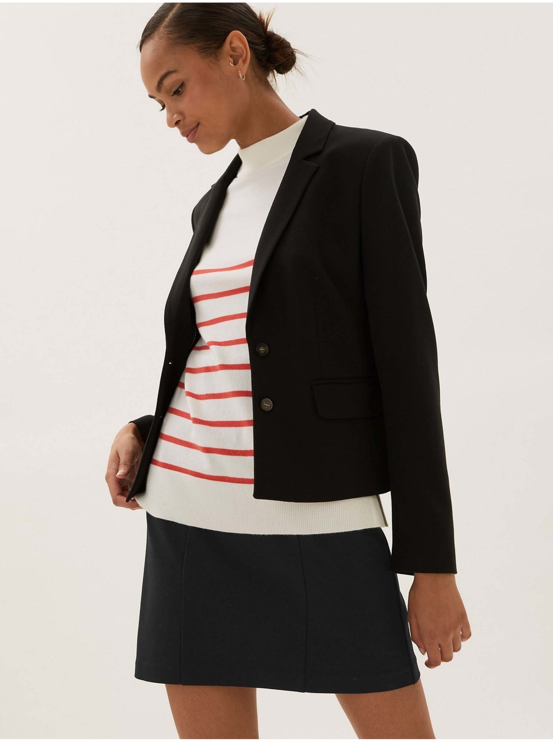 Móda pre plnoštíhle pre ženy Marks & Spencer - čierna