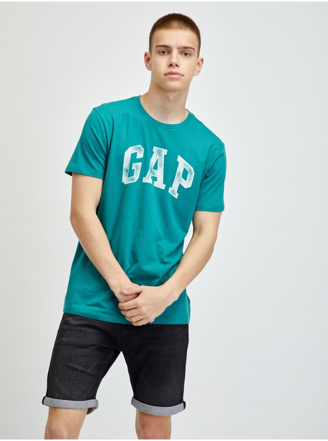 Zelené pánske tričko s logom GAP