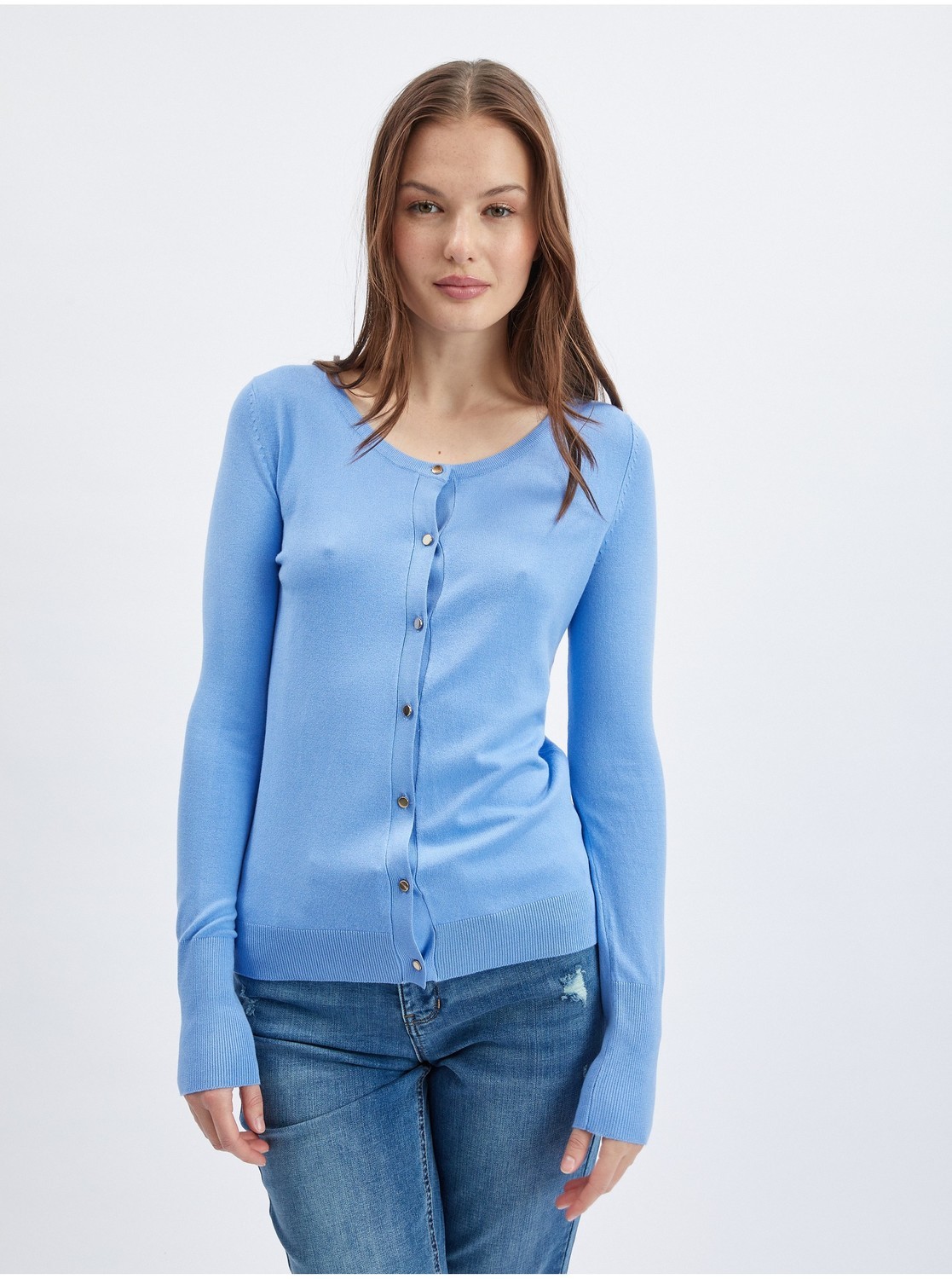 Modrý dámsky kardigan ORSAY