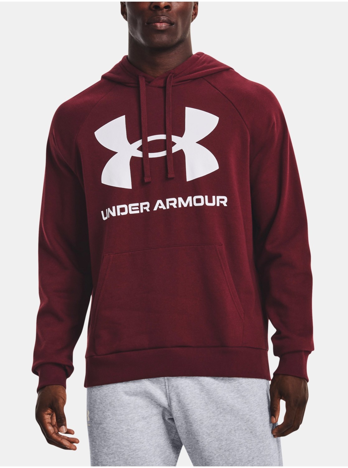 Bundy a mikiny pre mužov Under Armour - červená