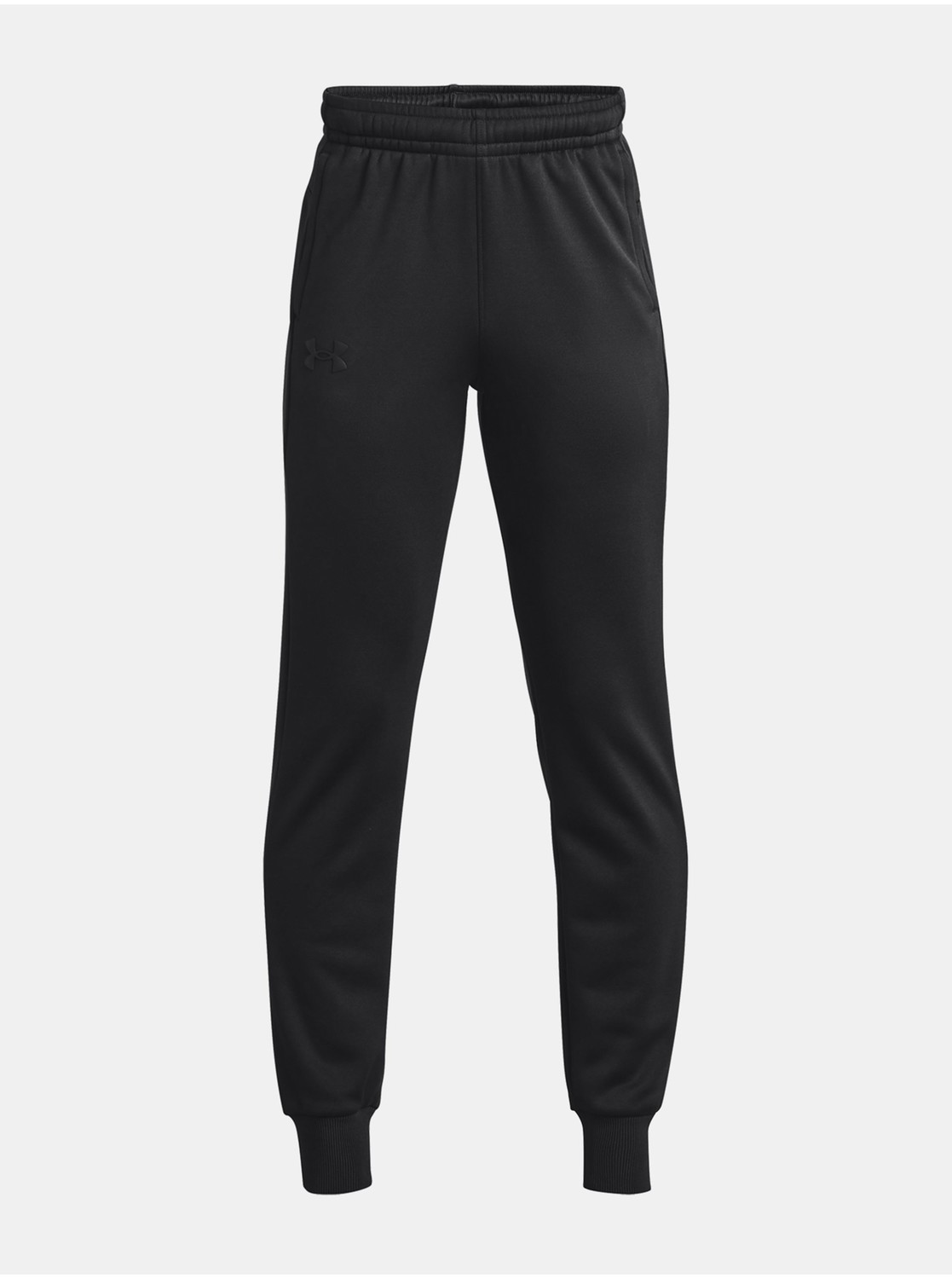 Červené chlapčenské športové tepláky Under Armour UA Armour Fleece Joggers