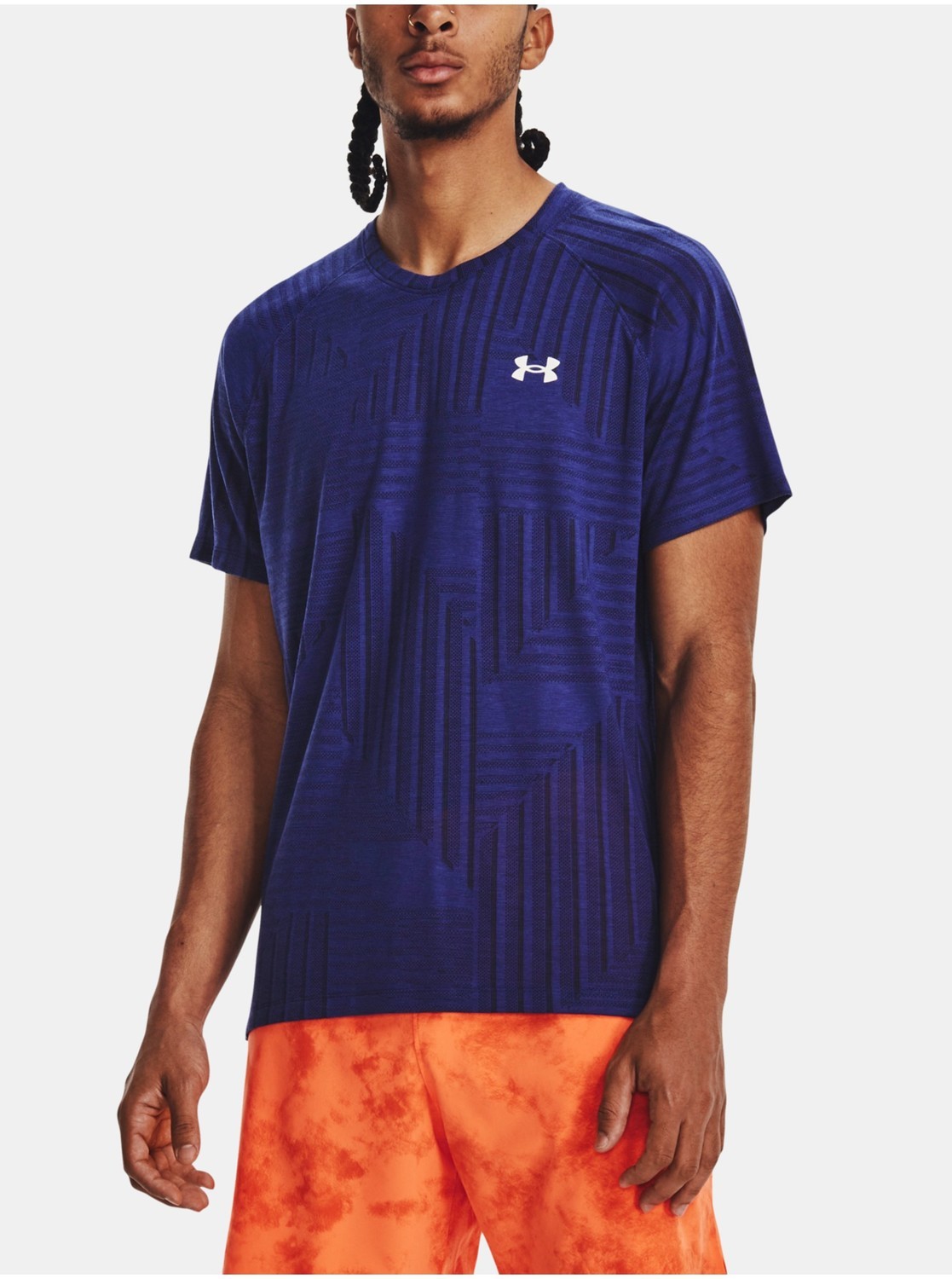 Tričká pre mužov Under Armour - tmavomodrá