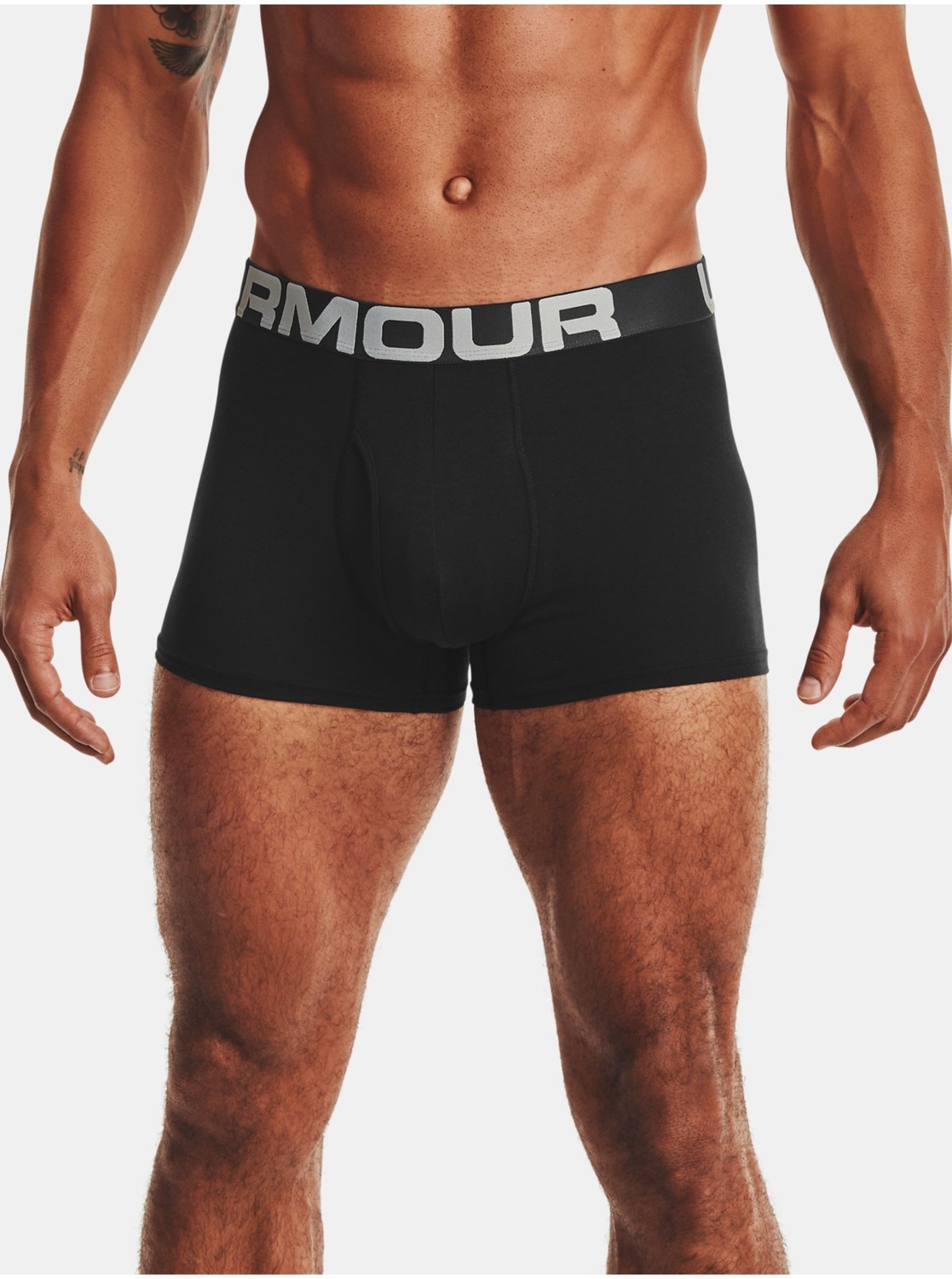 Boxerky Under Armour UA Charged Cotton 3in 3 Pack-BLK