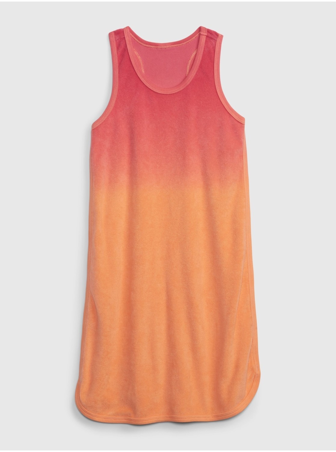 Ružové dievčenské šaty froté GAP