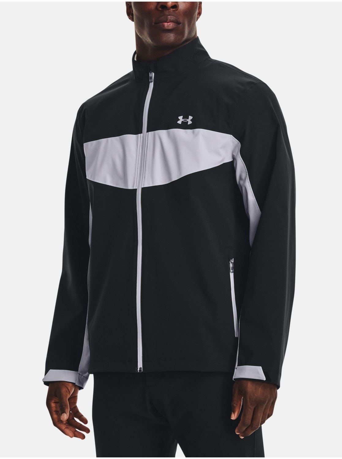 Bundy a mikiny pre mužov Under Armour - čierna, biela