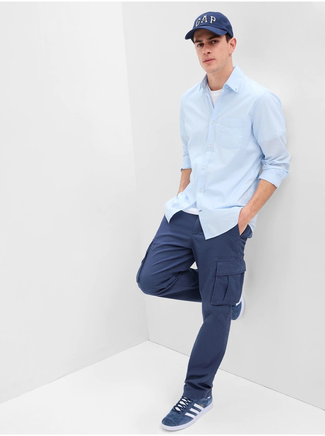 Svetlomodrá pánska košeľa GAP