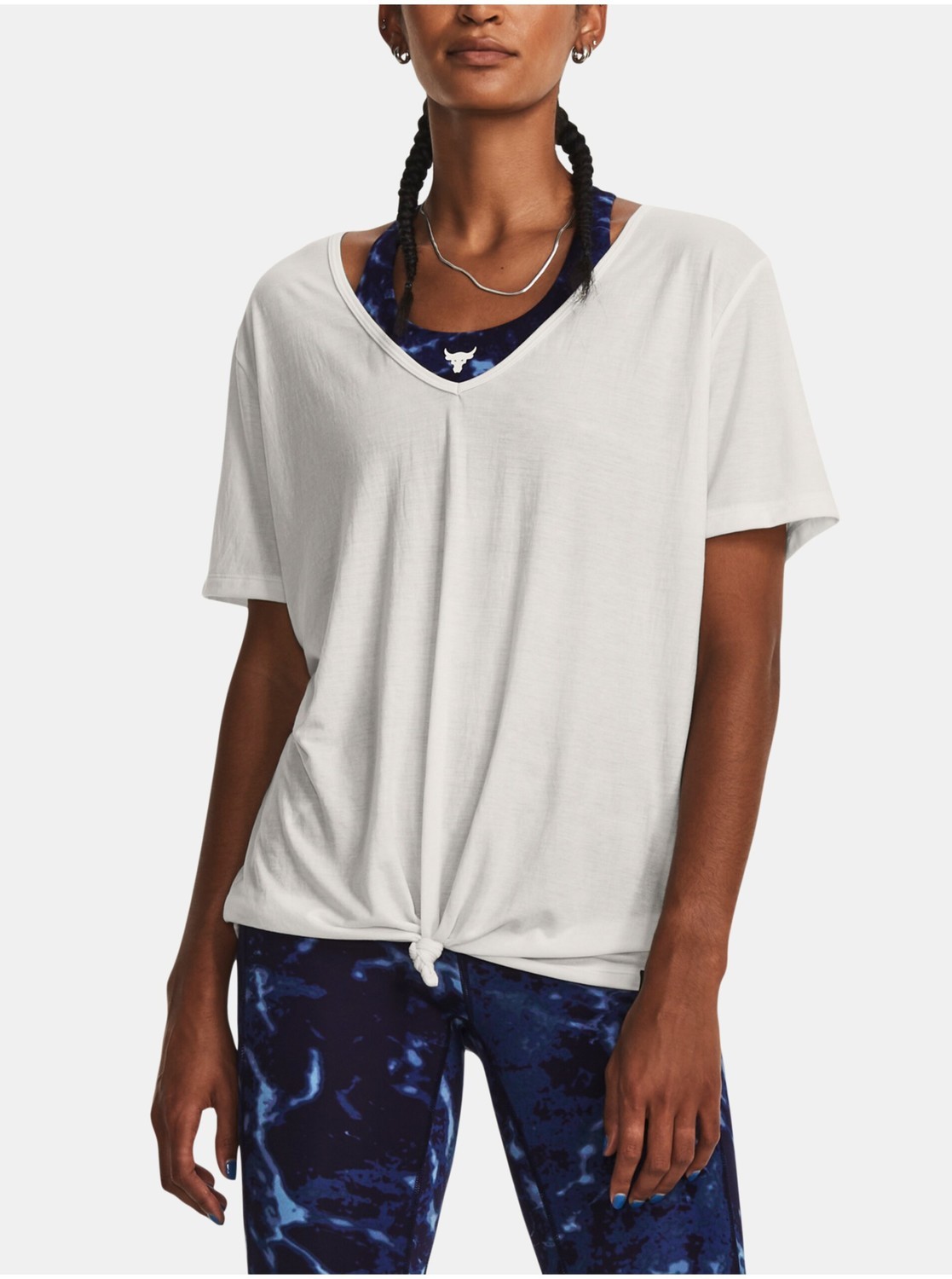 Športové topy pre ženy Under Armour - béžová