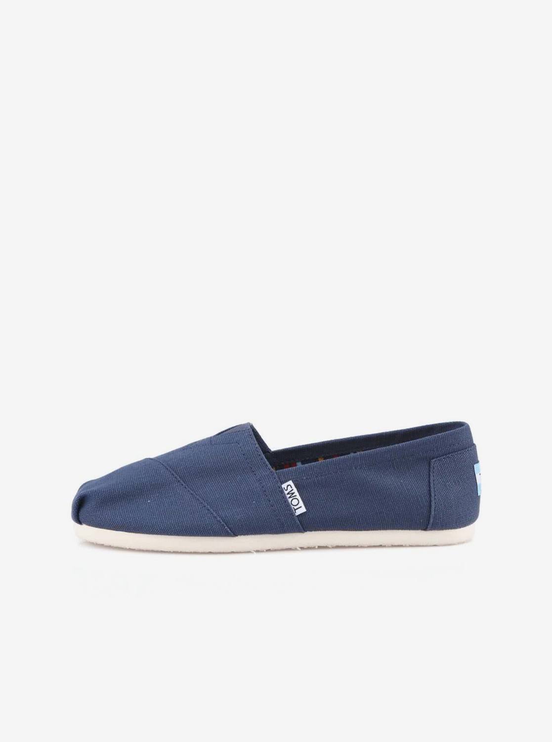 Tmavomodré dámske slip on TOMS Canvas Classic
