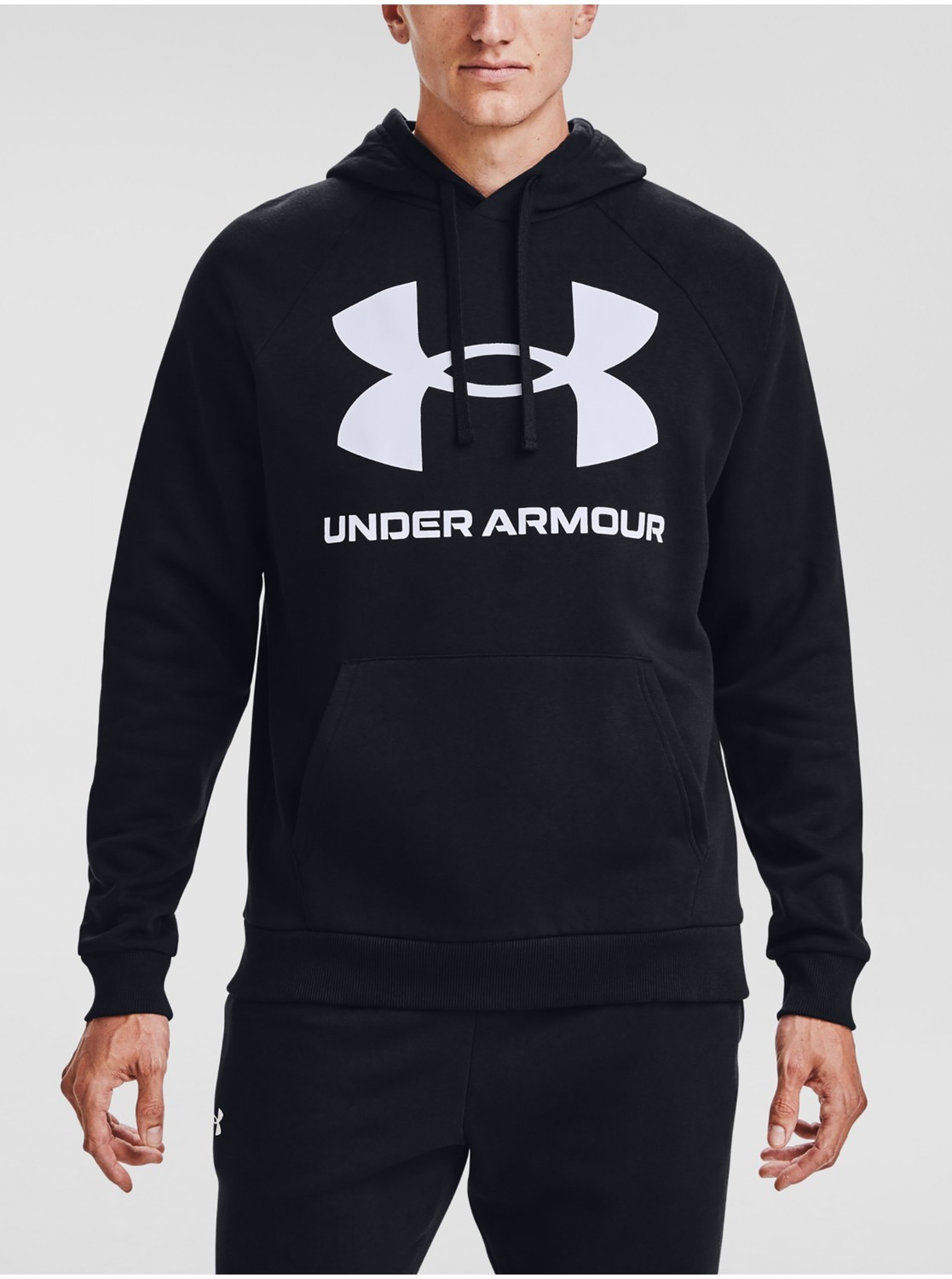 Mikina Under Armour UA Rival Fleece Big Logo HD - Čierná