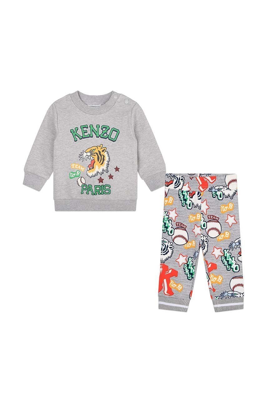 Komplet Kenzo Kids šedá farba