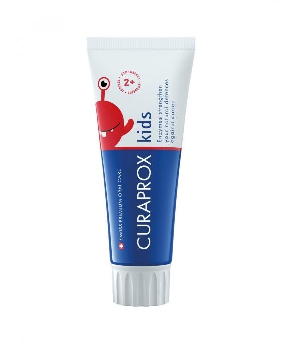 Curaprox Zubná pasta pre deti od 2 rokov Kids Jahoda 60 ml