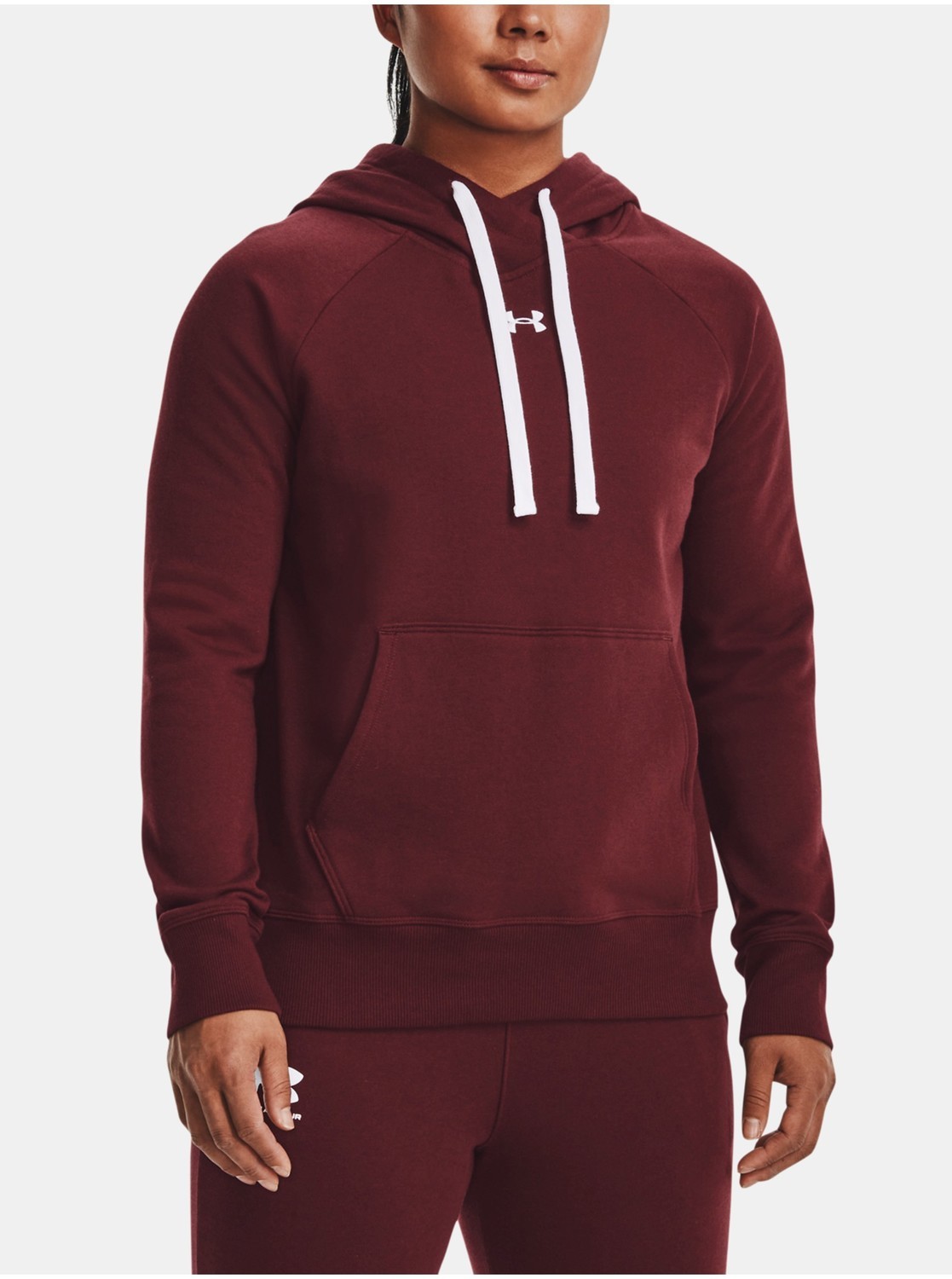 Bundy a mikiny pre ženy Under Armour - červená