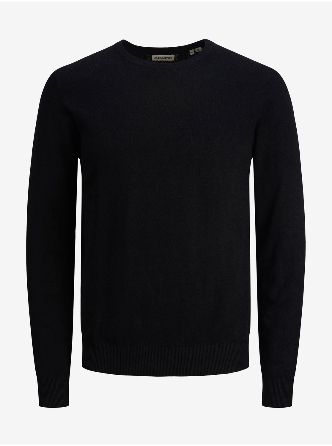 Čierný basic sveter Jack & Jones Emil