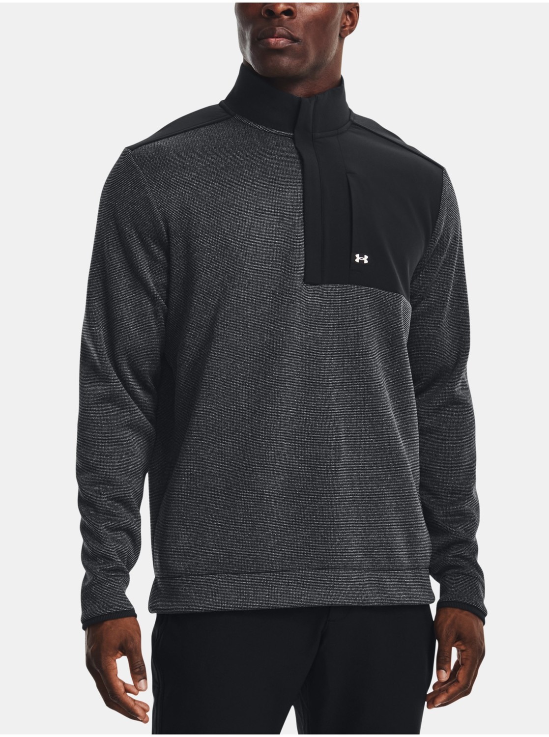 Čierno-šedá pánska športová mikina Under Armour
