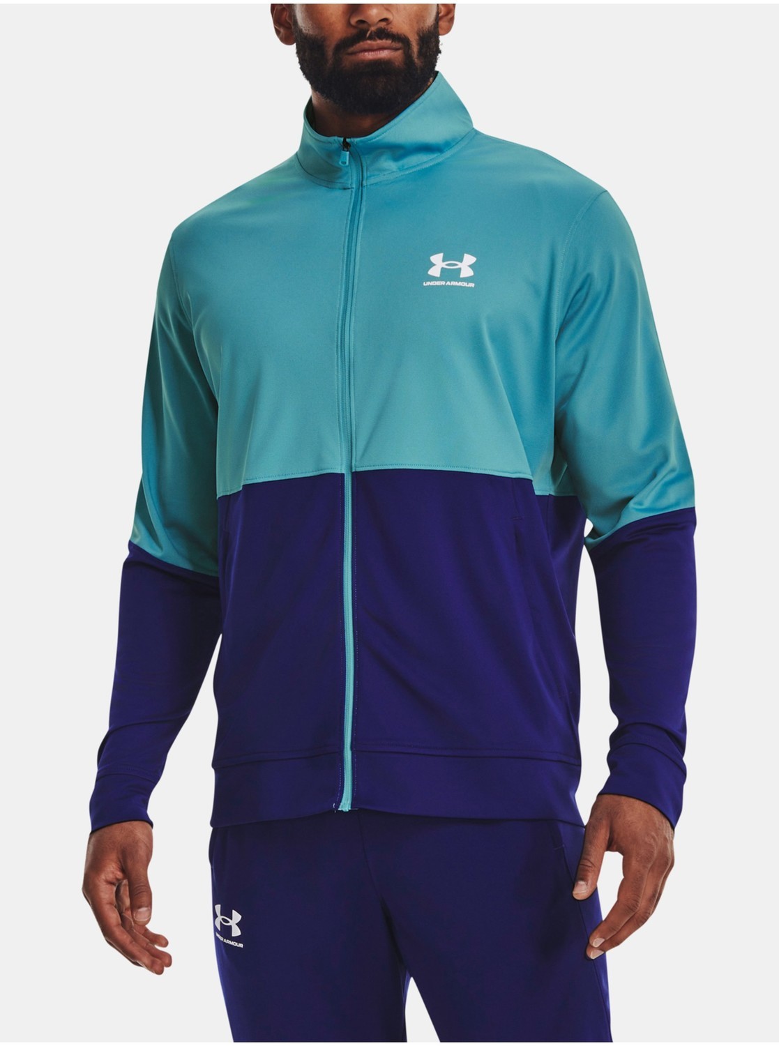 Zimné bundy pre mužov Under Armour - modrá