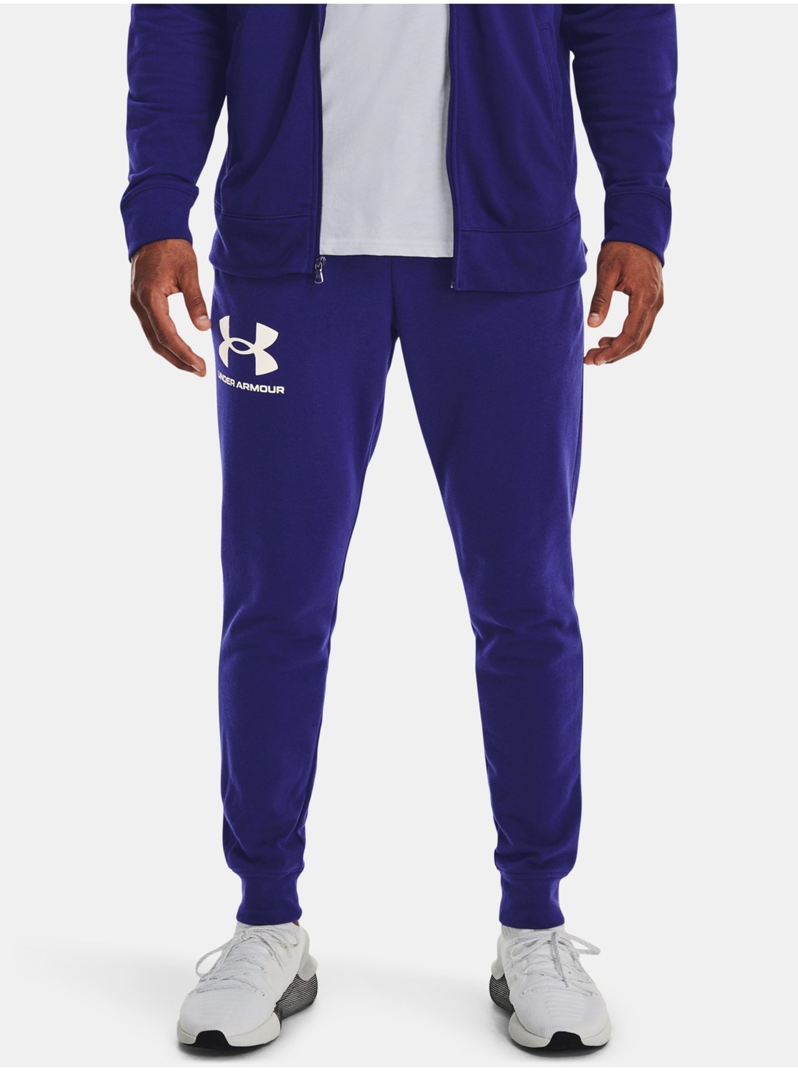 Tepláky Under Armour UA RIVAL TERRY JOGGER-BLU