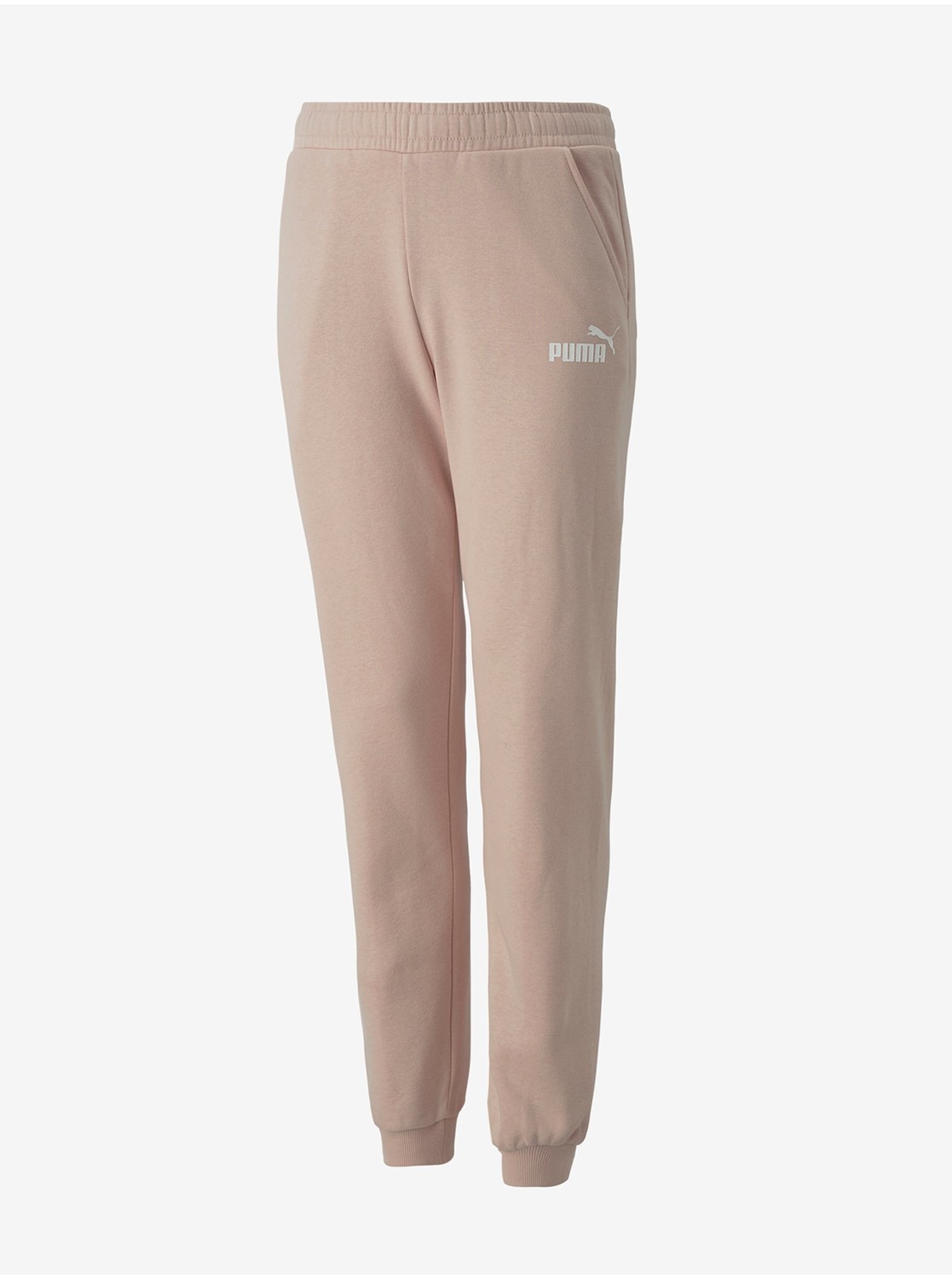Svetloružové dievčenské tepláky Puma Alpha