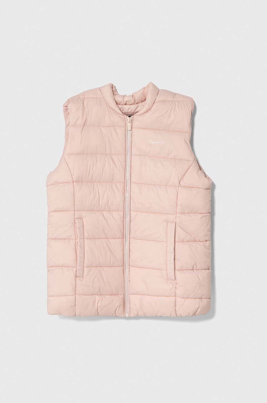 Detská vesta Pepe Jeans ružová farba