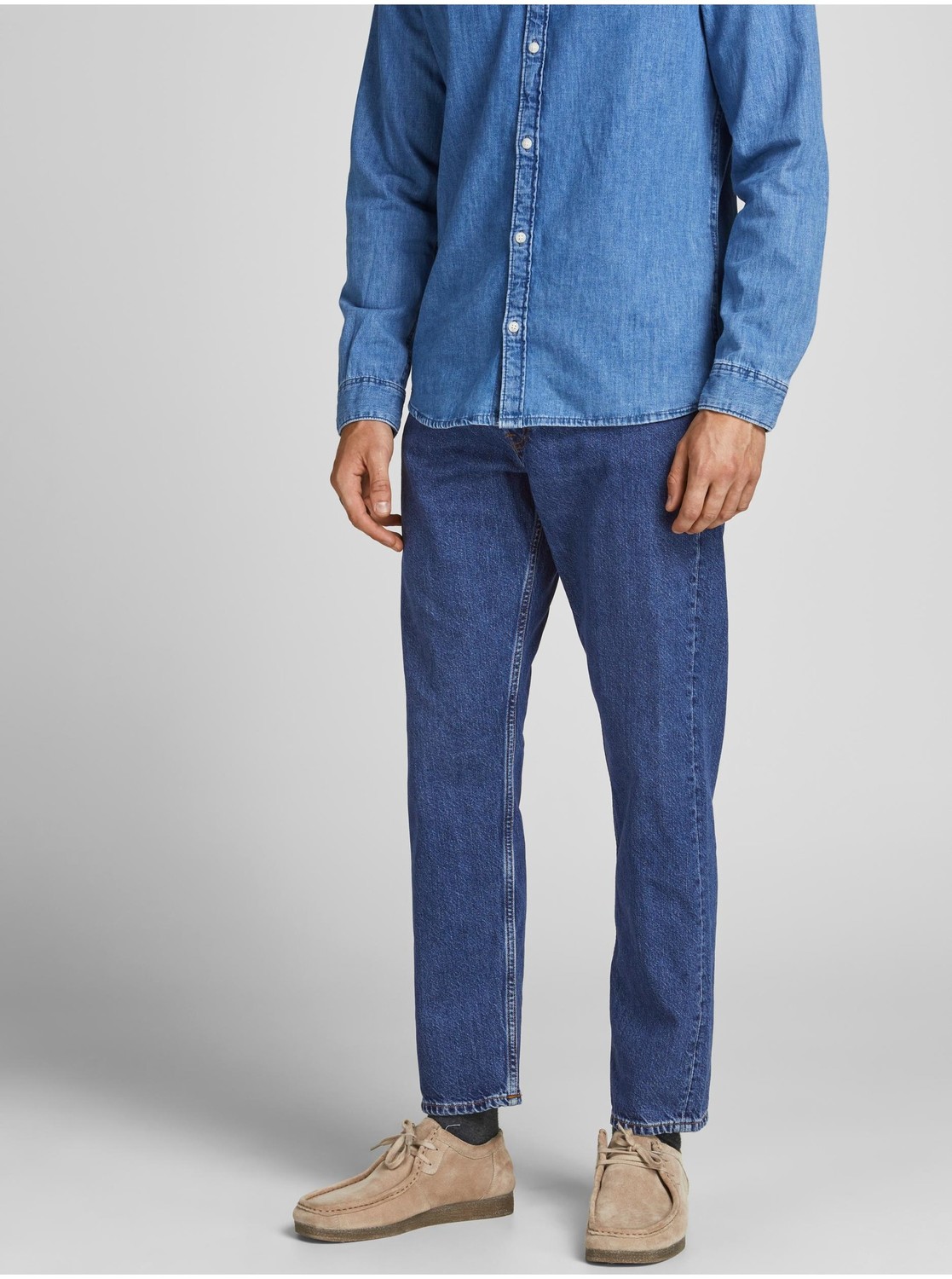 Modré straight fit rifle Jack & Jones Chris